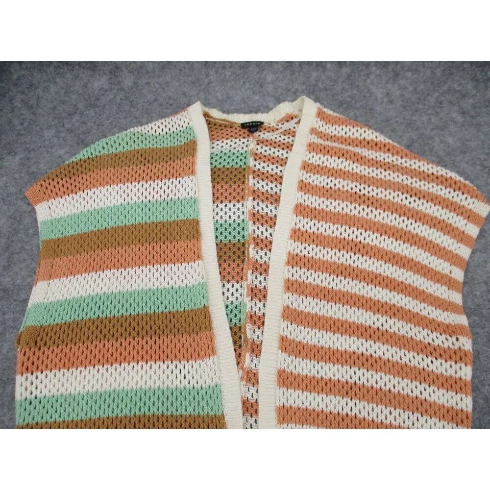 Torrid Womens Sweater Cardigan Boho Beach Size 00 0 M L Casual Open Front